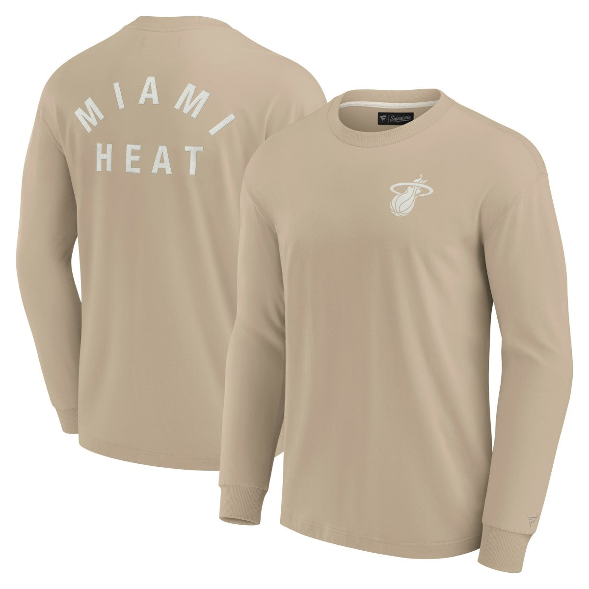 Miami Heat Unisex Elements Super Soft Long Sleeve T-Shirt - Khaki | Fanatics sale