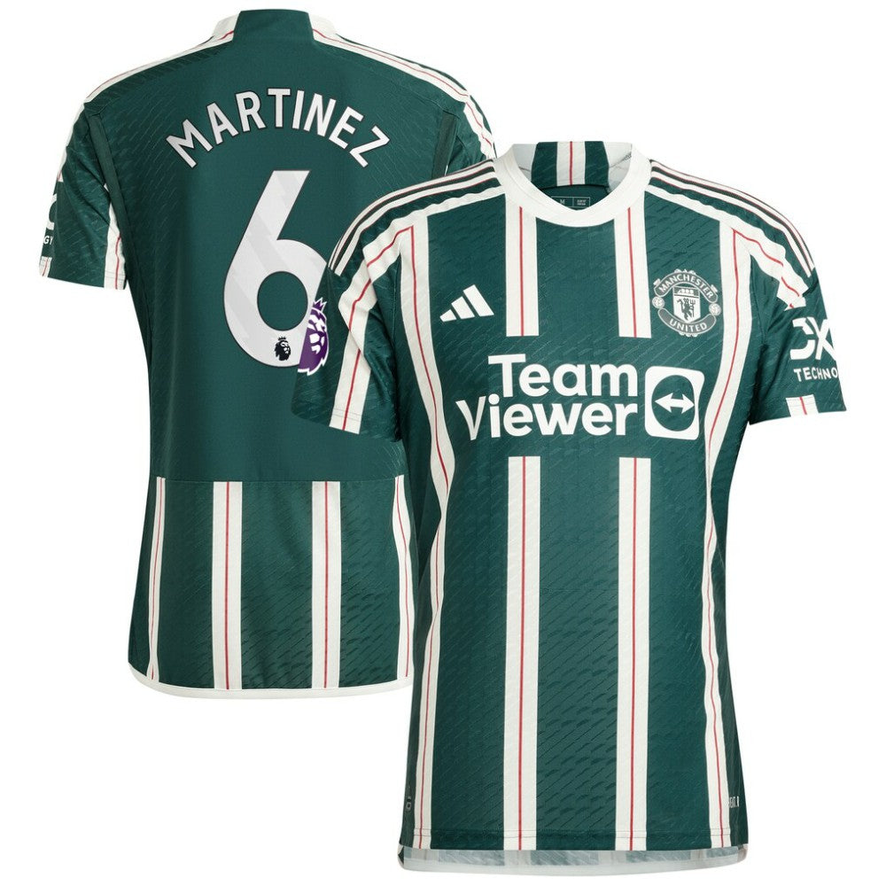 Lisandro Martínez Manchester United 2023/24 Away Player Jersey - Green | Adidas for sale