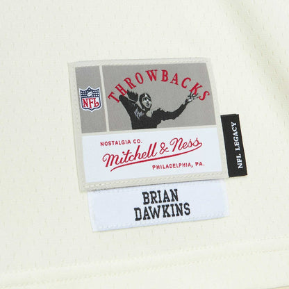 Brian Dawkins Philadelphia Eagles Chainstitch Legacy Jersey - Cream discount