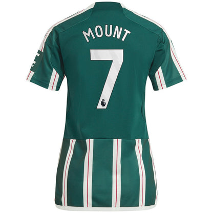 Mason Mount Manchester United Women's 2023/24 Away Replica Player Jersey - Green | Adidas cheap