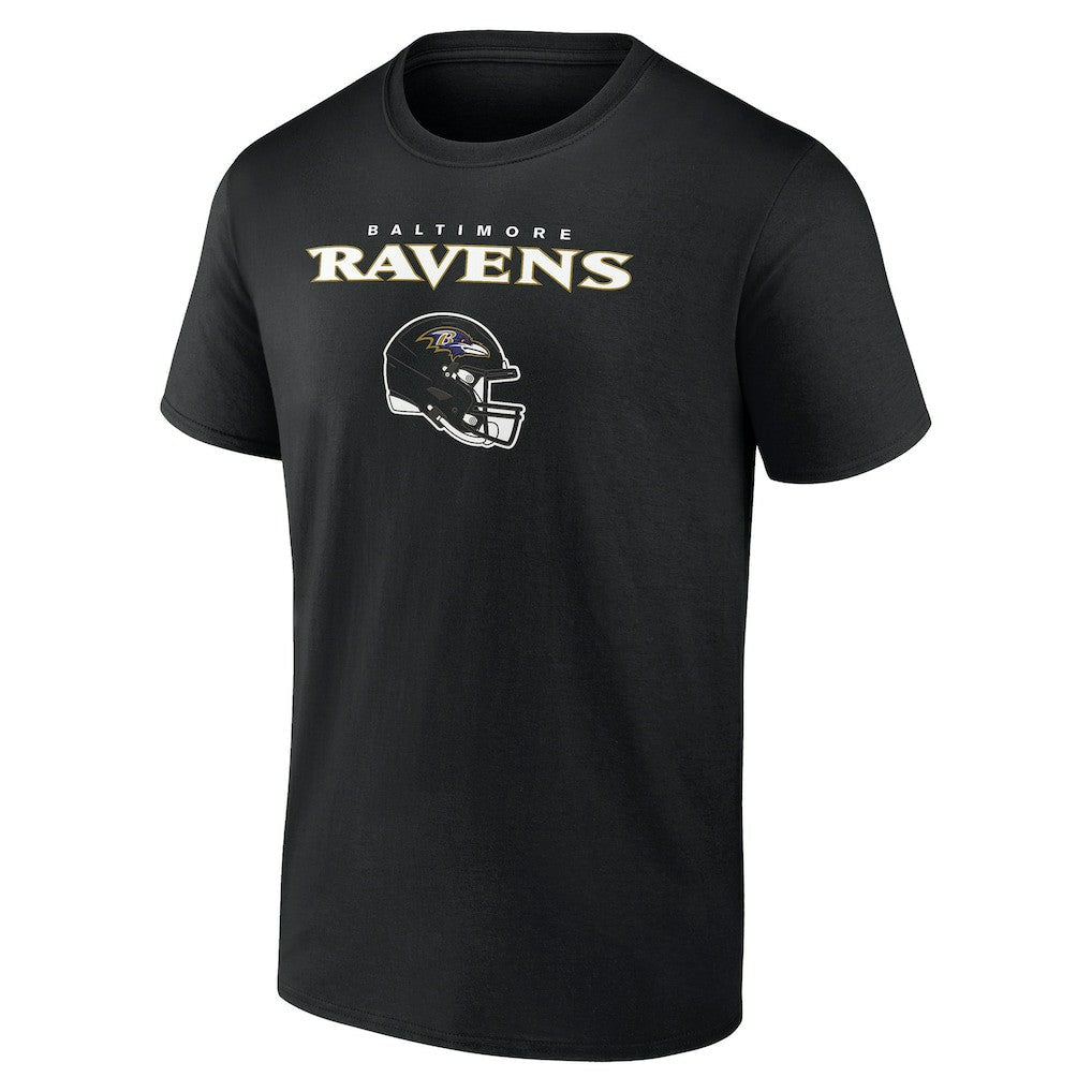 Baltimore Ravens Personalized Name & Number Team Wordmark T-Shirt - Black for sale