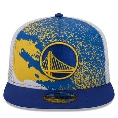 Golden State Warriors Court Sport Speckle 9FIFTY Snapback Hat sale - Royal | New Era shop