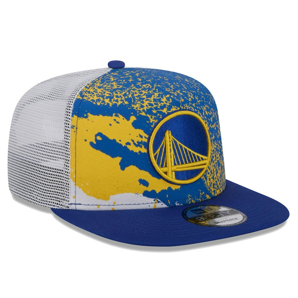 Golden State Warriors Court Sport Speckle 9FIFTY Snapback Hat sale - Royal | New Era shop