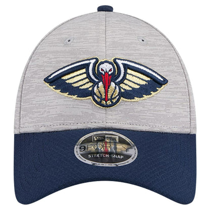 New Orleans Pelicans Active Digi-Tech Two-Tone 9FORTY Adjustable Hat - Heather Gray/Navy | New Era discount