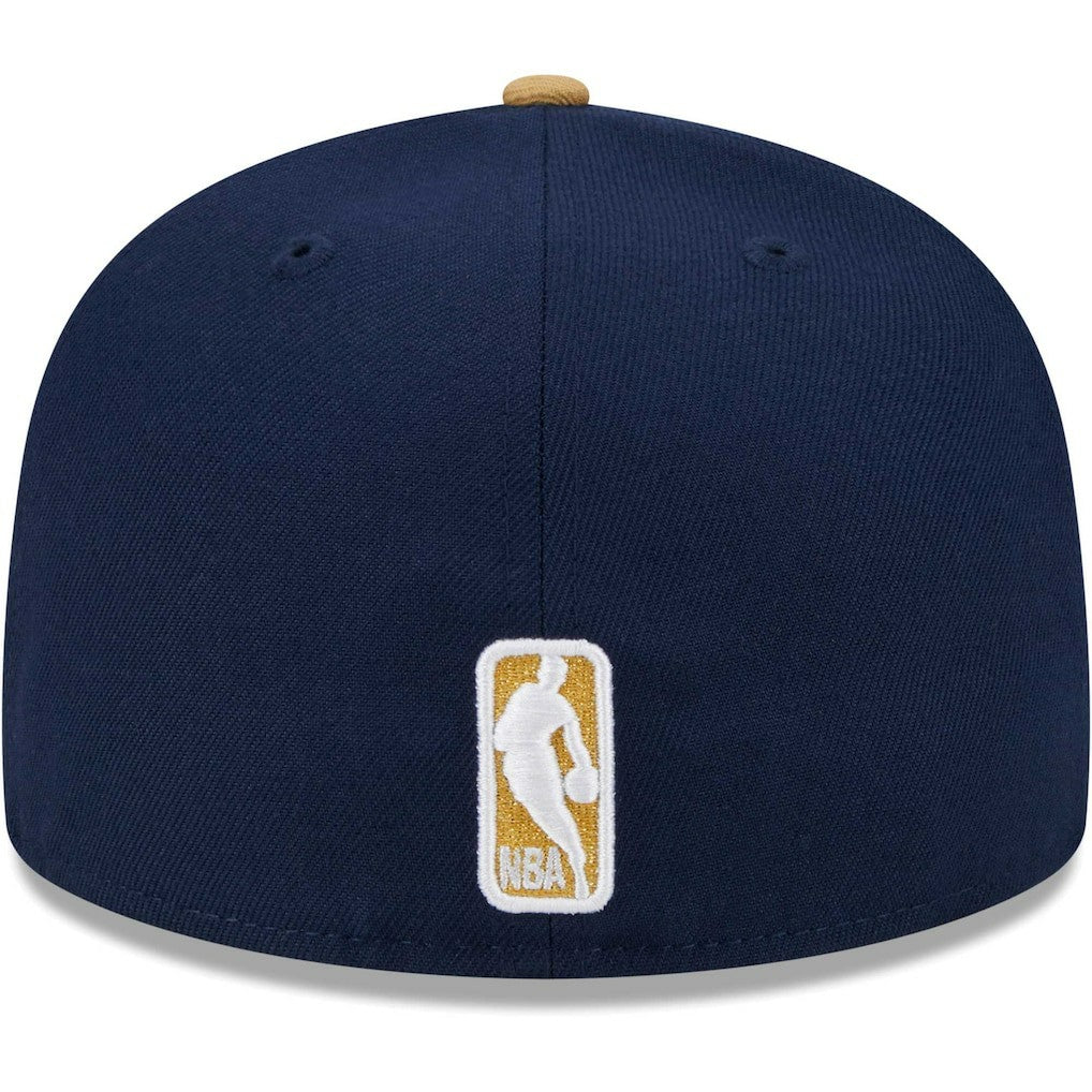 New Orleans Pelicans Gameday Gold Pop Stars 59FIFTY Fitted Hat - Navy/Gold | New Era on sale