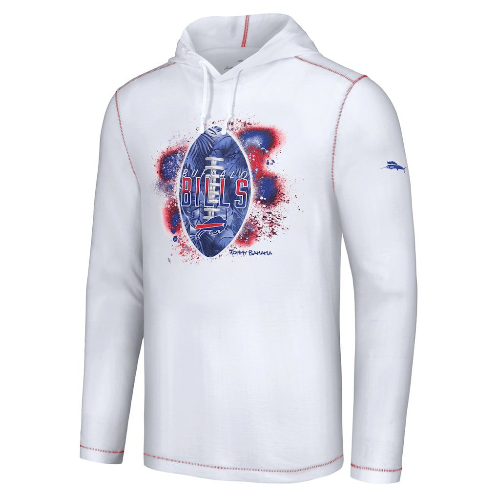 Buffalo Bills Graffiti Touchdown Pullover Hoodie - White cheap