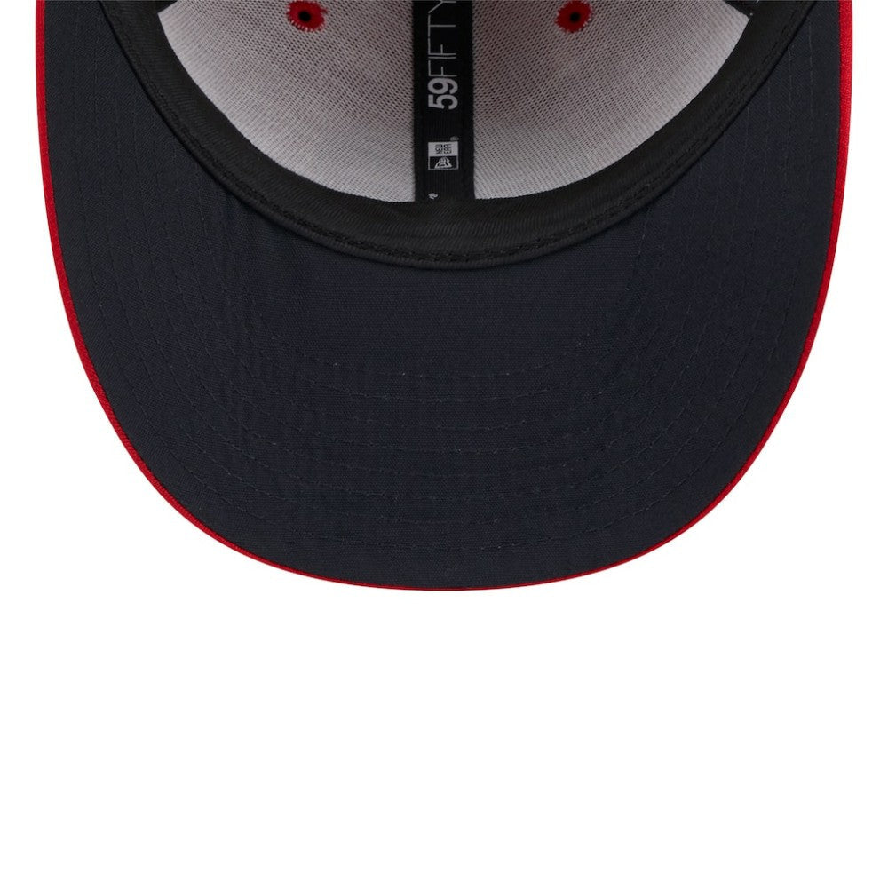 Washington Nationals 2024 Clubhouse Low Profile 59FIFTY Fitted Hat - Red | New Era