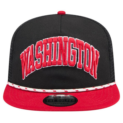 Washington Nationals Throwback Meshback Golfer Hat - Black | New Era