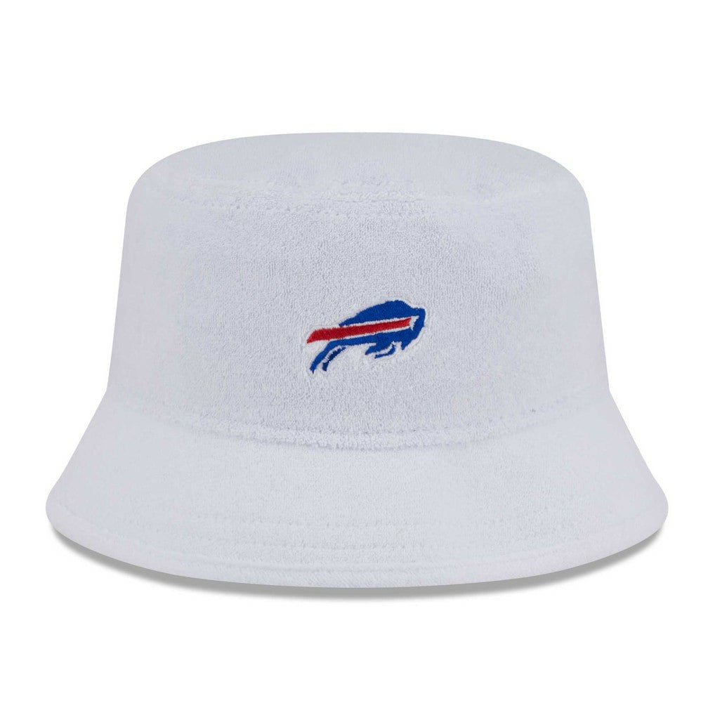 Buffalo Bills New Era Court Sport Terry Bucket Hat - White outlet