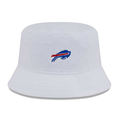 Buffalo Bills New Era Court Sport Terry Bucket Hat - White outlet