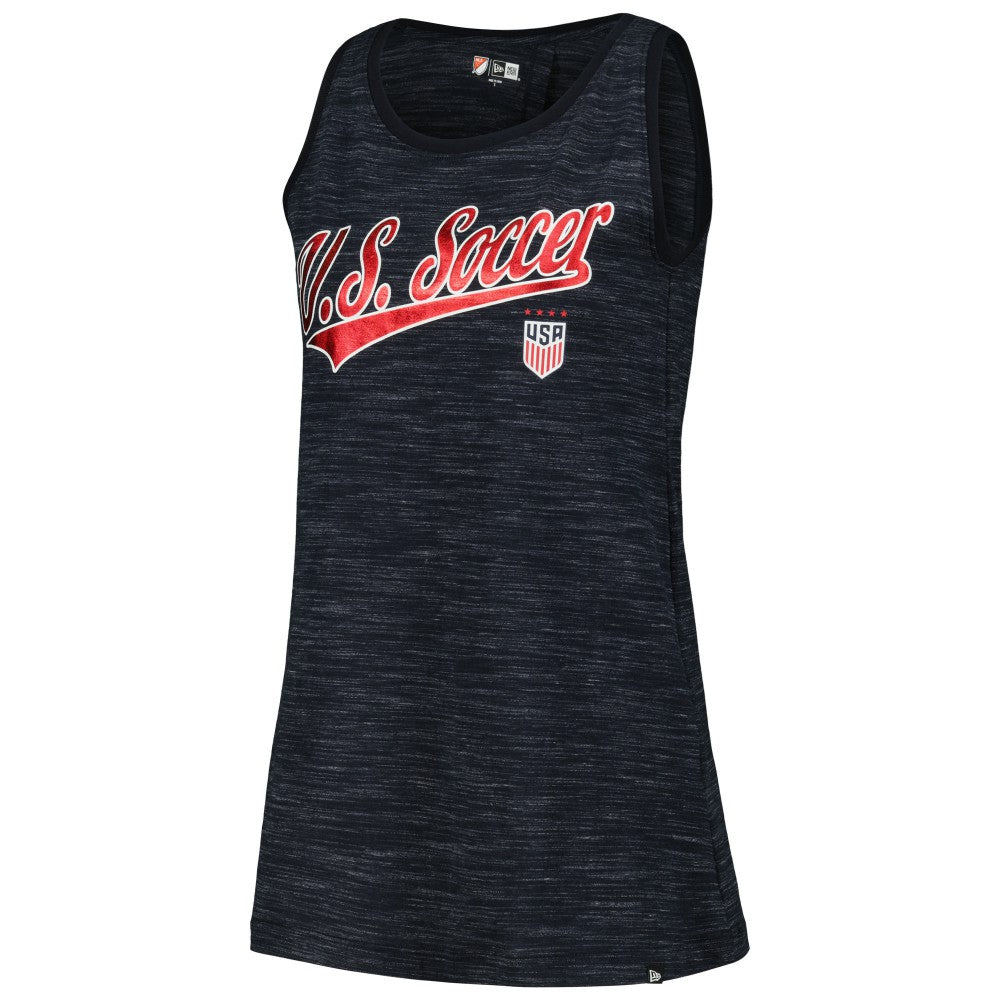 USWNT 5th & Ocean by New Era Women's Athletic Cross Back Tank Top - Navy | New Era online