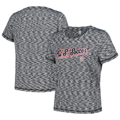 USWNT 5th & Ocean by New Era Women's Athletic T-Shirt - Navy | New Era shop