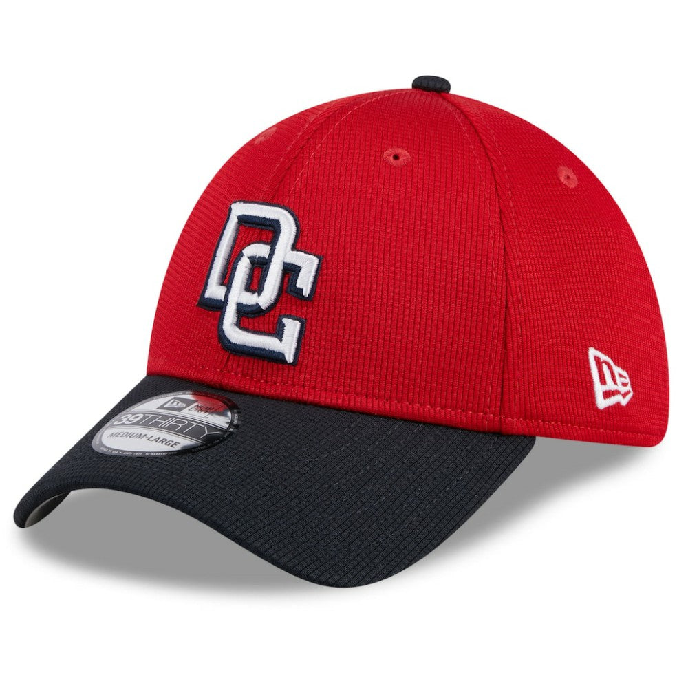 Washington Nationals 2025 Batting Practice 39THIRTY Flex Hat - Red | New Era