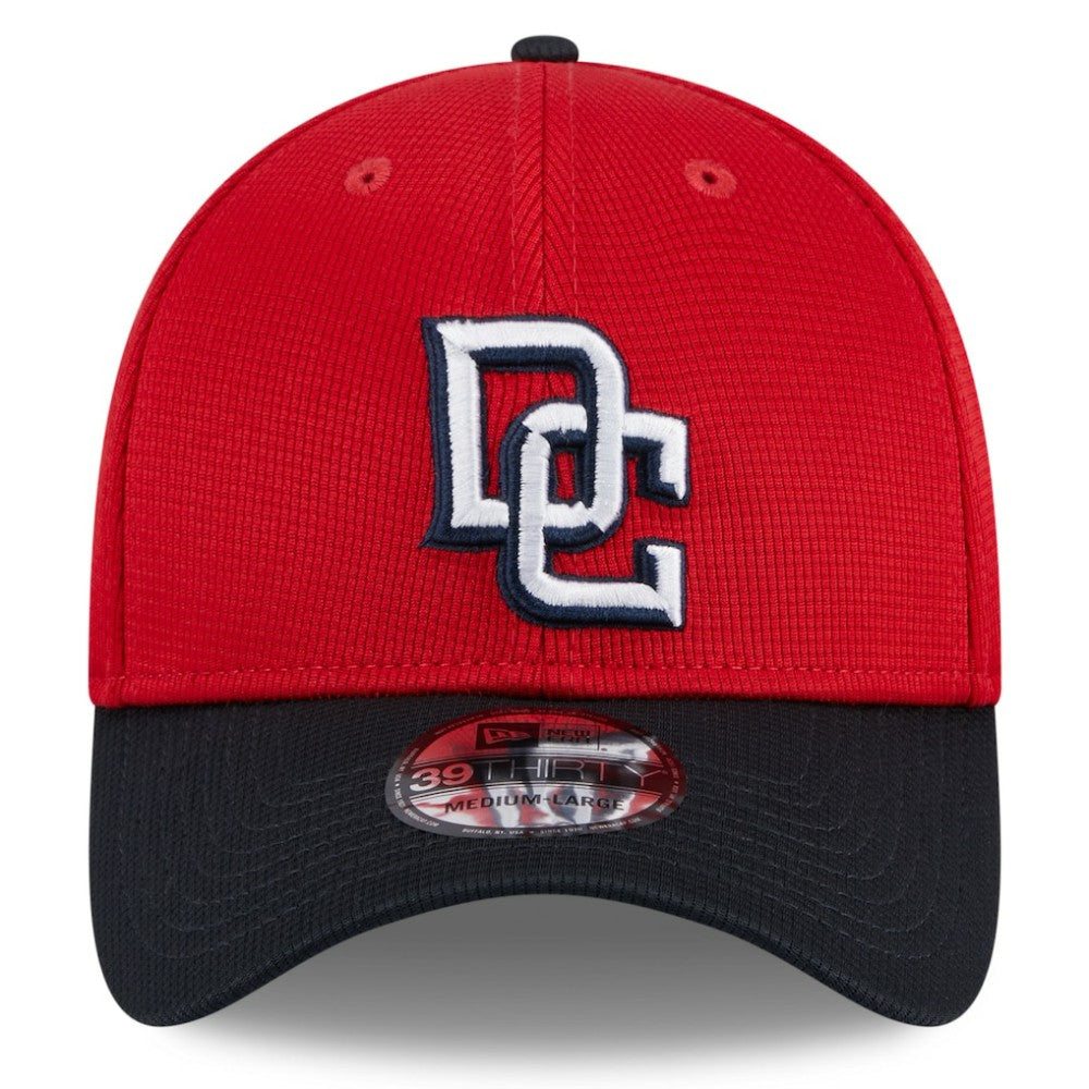 Washington Nationals 2025 Batting Practice 39THIRTY Flex Hat - Red | New Era
