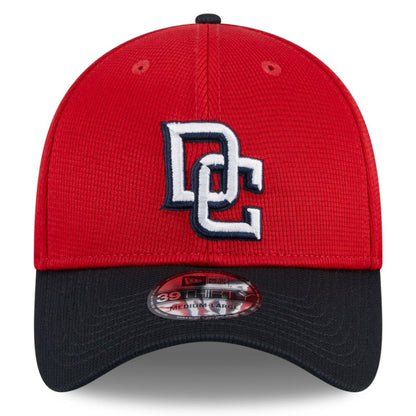 Washington Nationals 2025 Batting Practice 39THIRTY Flex Hat - Red | New Era