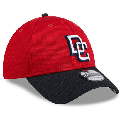 Washington Nationals 2025 Batting Practice 39THIRTY Flex Hat - Red | New Era