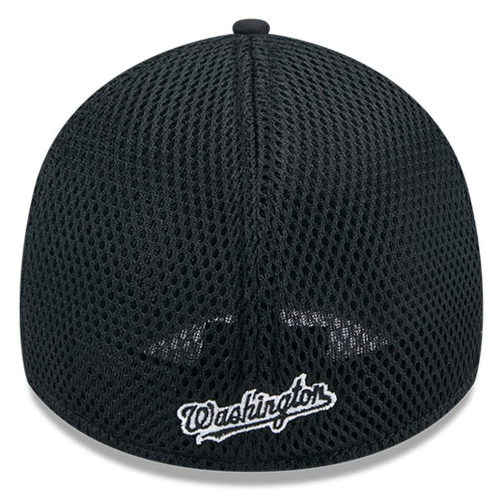 Washington Nationals Neo 39THIRTY Flex Hat - Black/White | New Era