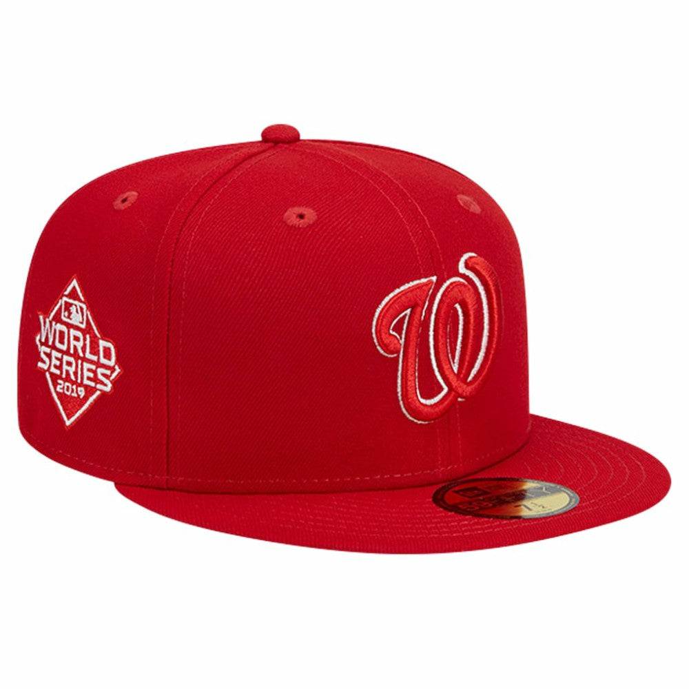 Washington Nationals Logo 59FIFTY Fitted Hat - Red | New Era