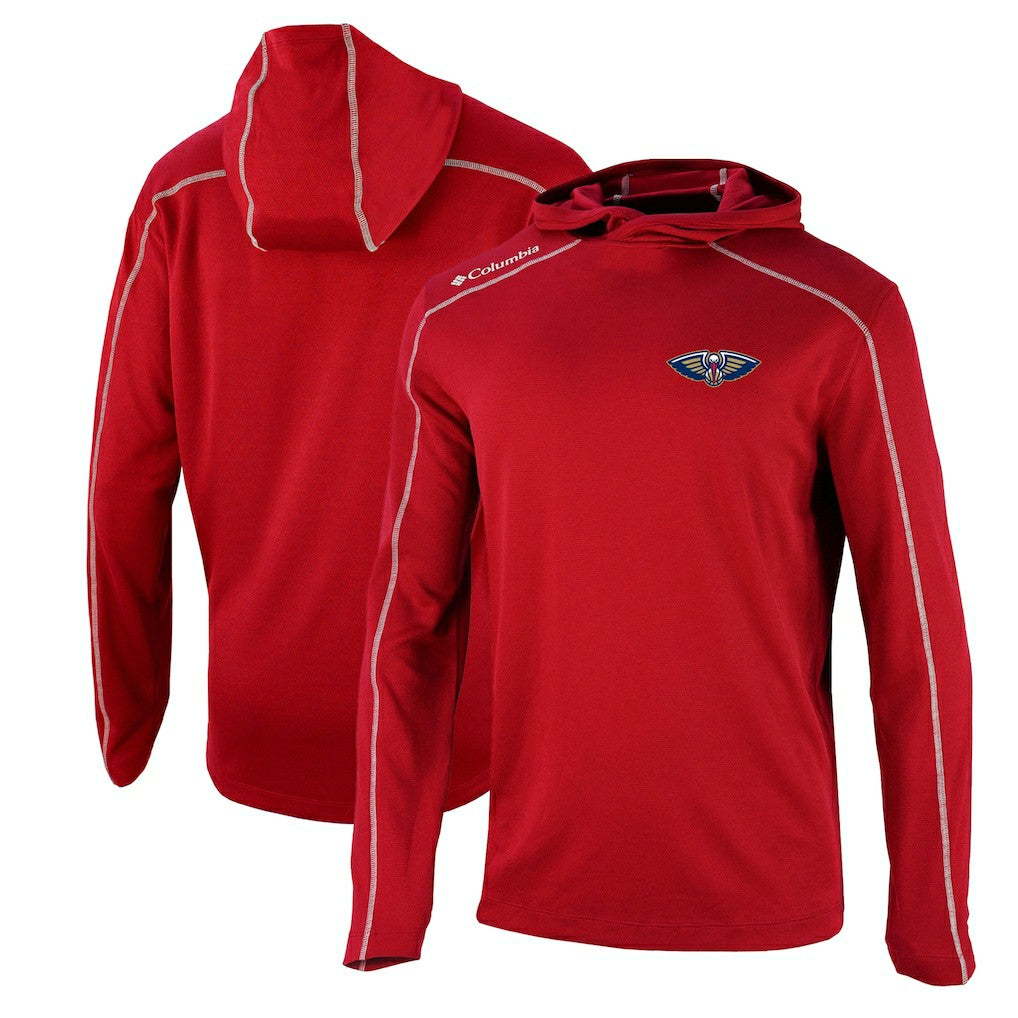 New Orleans Pelicans Shotgun Pullover Hoodie - Red | Columbia on sale