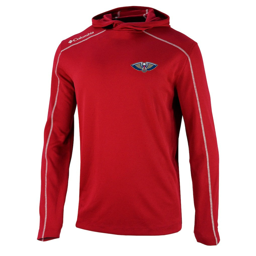 New Orleans Pelicans Shotgun Pullover Hoodie - Red | Columbia on sale