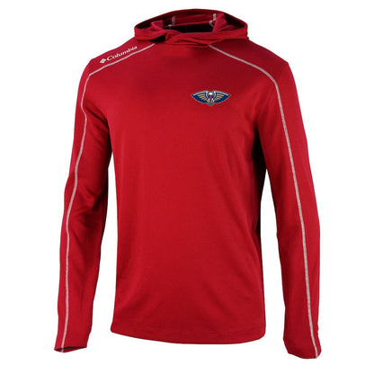 New Orleans Pelicans Shotgun Pullover Hoodie - Red | Columbia on sale