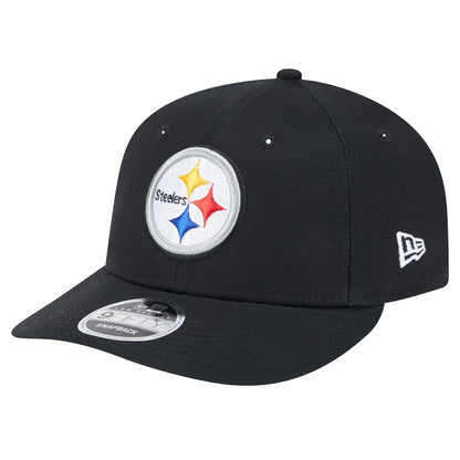 Pittsburgh Steelers New Era Main Low Profile 9FIFTY Snapback Hat - Black outlet