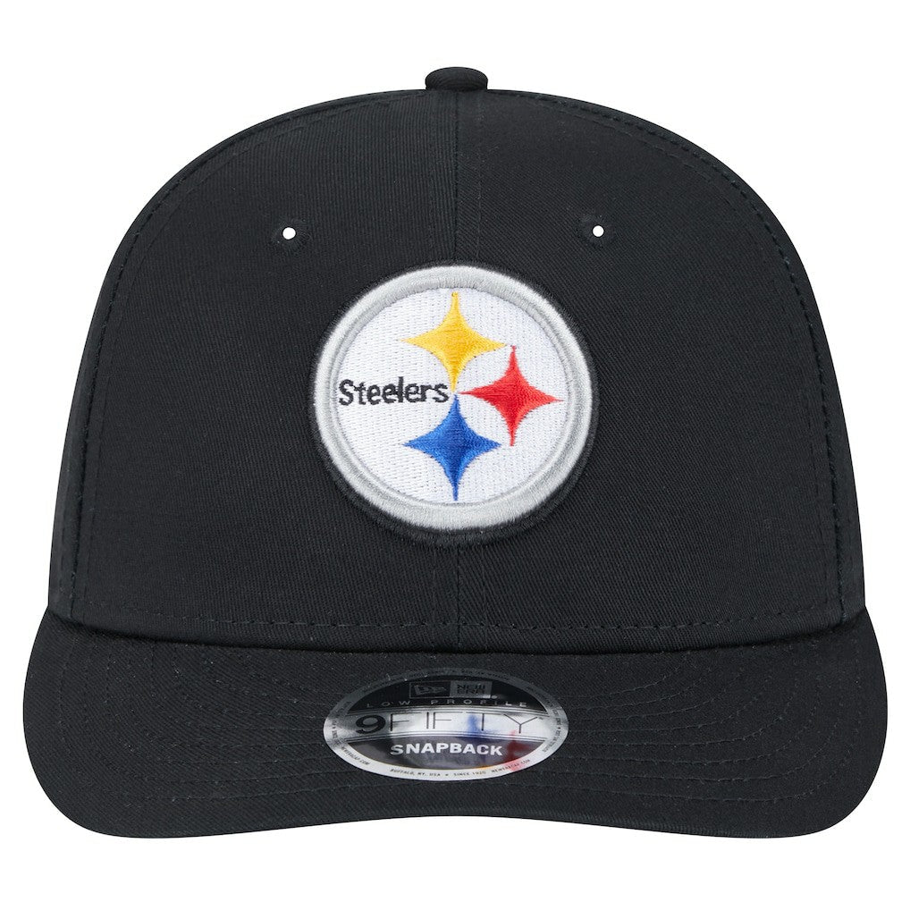 Pittsburgh Steelers New Era Main Low Profile 9FIFTY Snapback Hat - Black outlet
