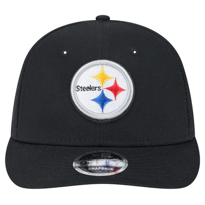 Pittsburgh Steelers New Era Main Low Profile 9FIFTY Snapback Hat - Black outlet