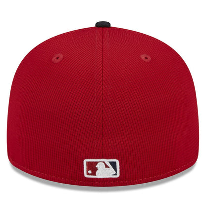 Washington Nationals 2025 Batting Practice Low Profile 59FIFTY Fitted Hat - Red | New Era