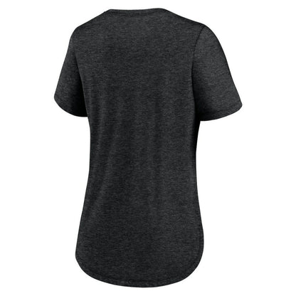 Baltimore Orioles Women's Big Swoosh Tri-Blend Scoop Neck T-Shirt - Charcoal | Nike