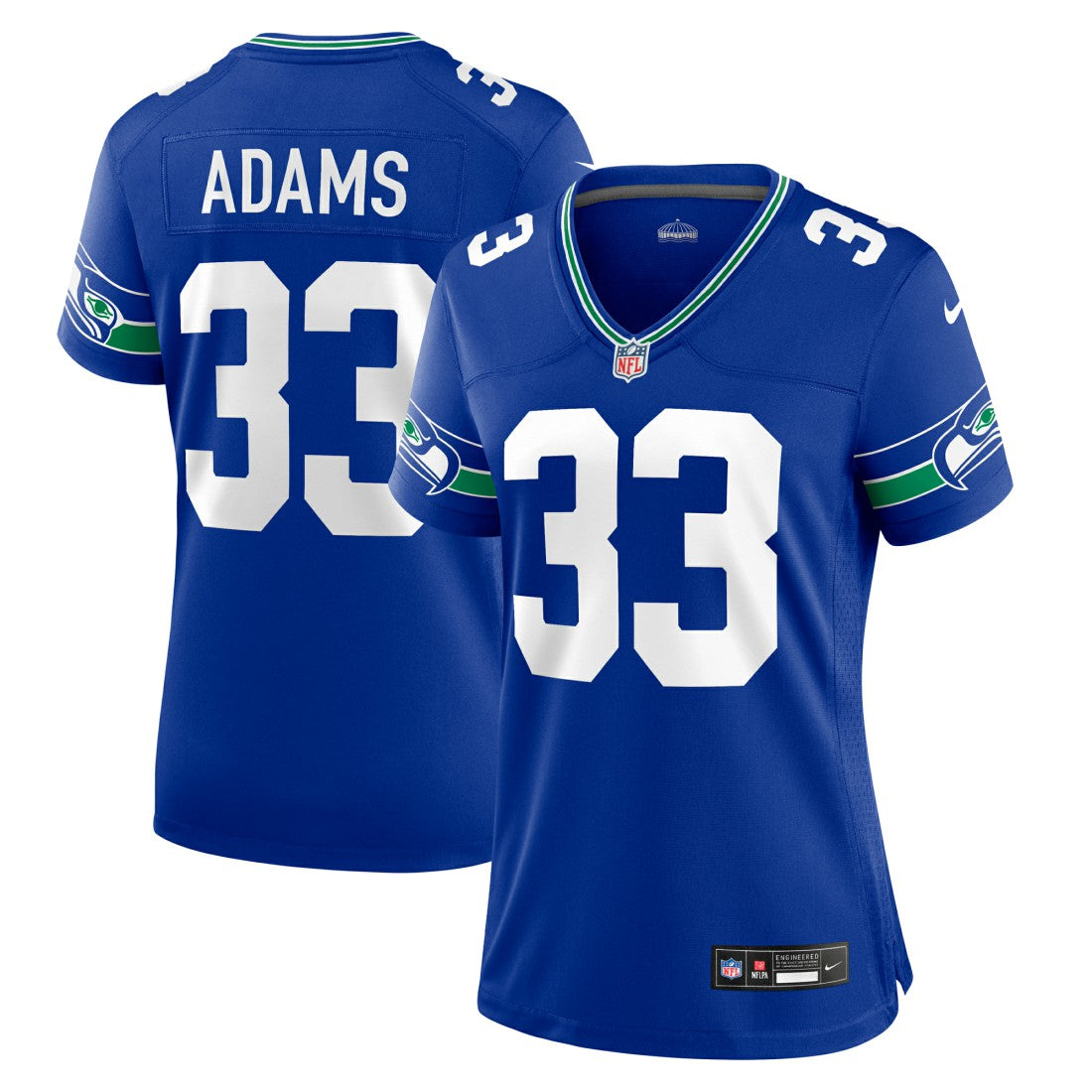 Jamal Adams Seattle Seahawks Women's Throwback Player Game Jersey - Royal | Nike discount