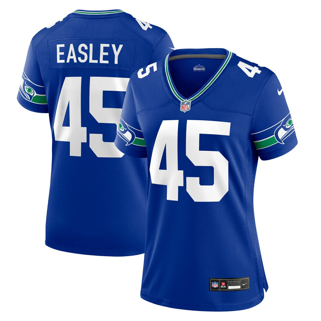 Kenny Easley Seattle Seahawks Women's Throwback Retired Player Game Jersey - Royal | Nike discount