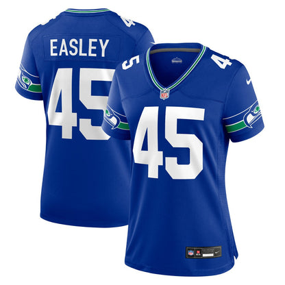 Kenny Easley Seattle Seahawks Women's Throwback Retired Player Game Jersey - Royal | Nike discount