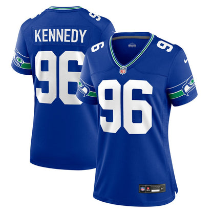 Cortez Kennedy Seattle Seahawks Women's Throwback Player Game Jersey - Royal | Nike for sale
