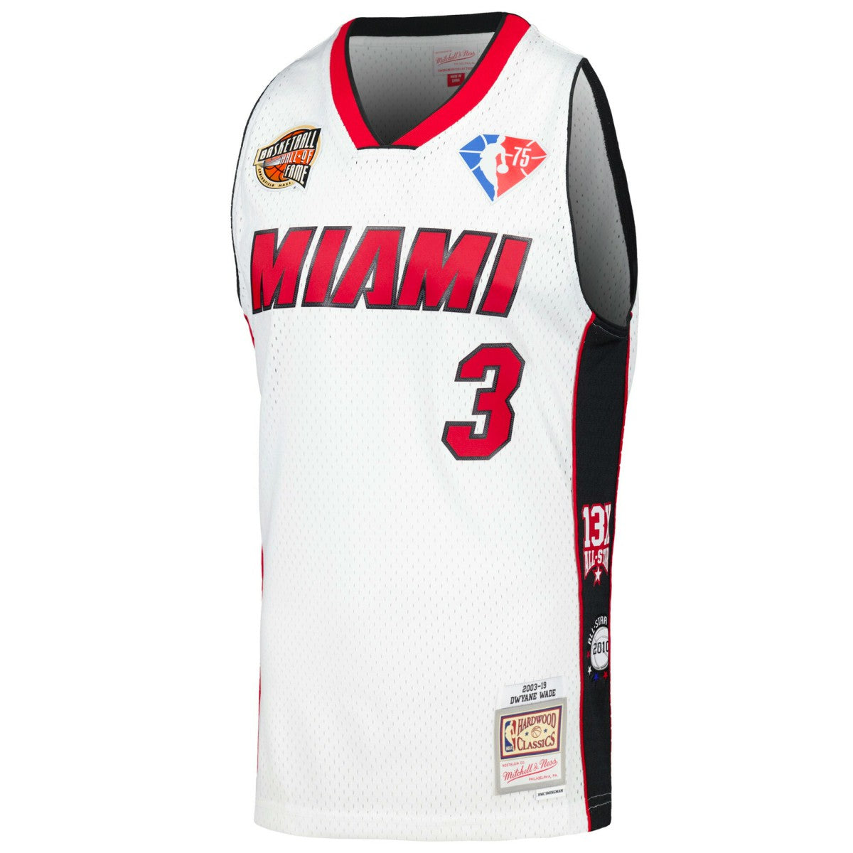 Dwyane Wade Miami Heat Unisex Hall of Fame Class of 2023 Throwback Swingman Jersey - White | Mitchell & Ness shop