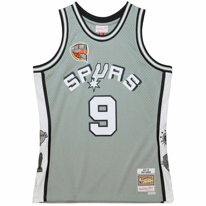 Tony Parker San Antonio Spurs Unisex Hall of Fame Class of 2023 Throwback Swingman Jersey - Gray | Mitchell & Ness for sale