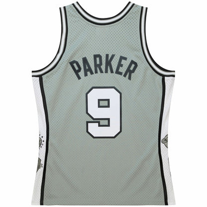 Tony Parker San Antonio Spurs Unisex Hall of Fame Class of 2023 Throwback Swingman Jersey - Gray | Mitchell & Ness for sale