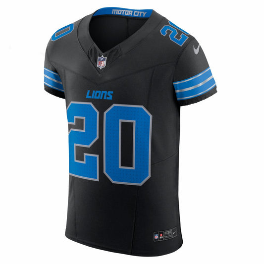 Barry Sanders Detroit Lions Alternate Vapor F.U.S.E. Elite Jersey - Black | Nike for sale