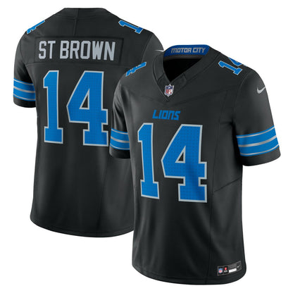 Amon-Ra St. Brown Detroit Lions 2nd Alternate Vapor F.U.S.E. Limited Jersey - Black | Nike sale