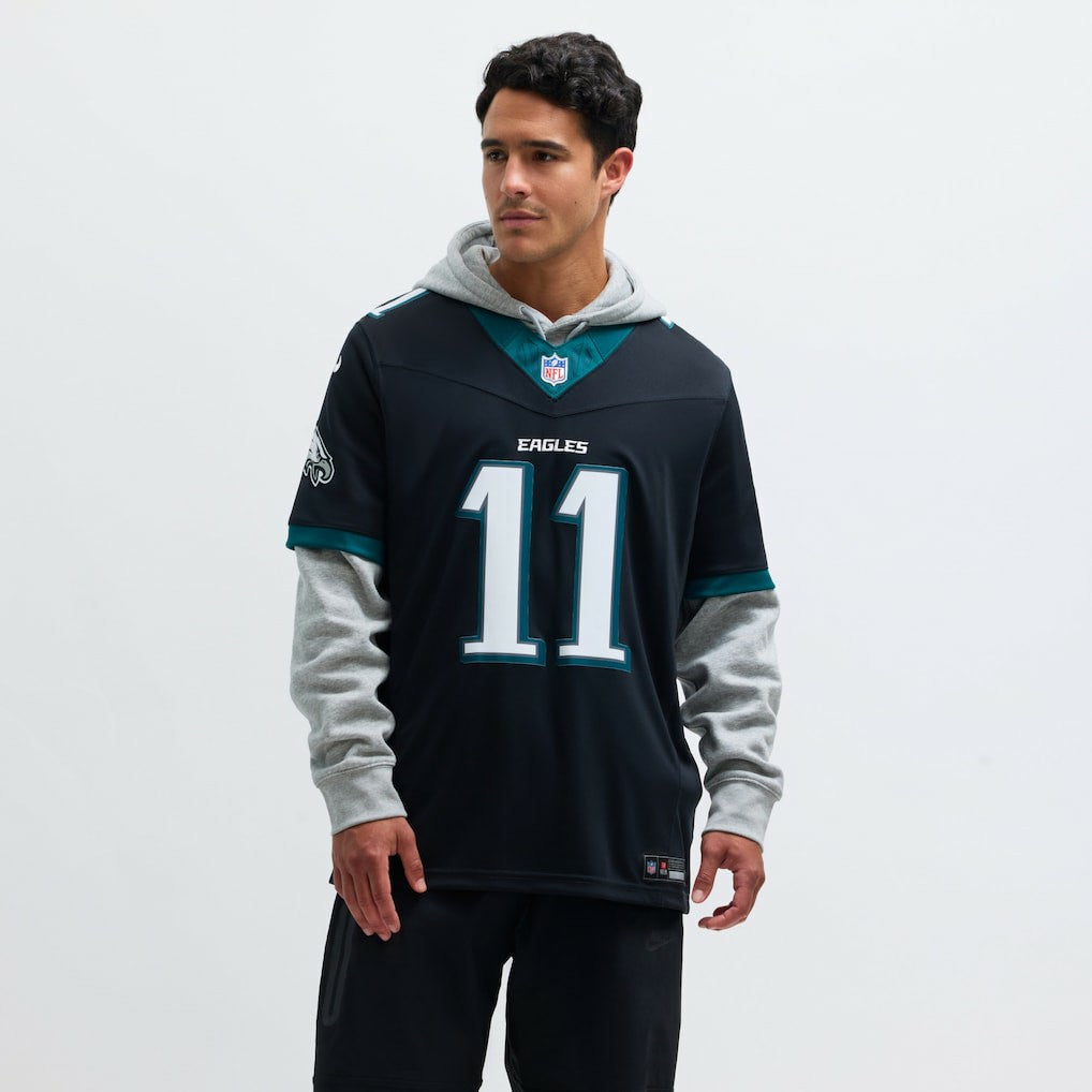 A.J. Brown Philadelphia Eagles Alternate Vapor F.U.S.E. Limited Jersey - Black | Nike discount