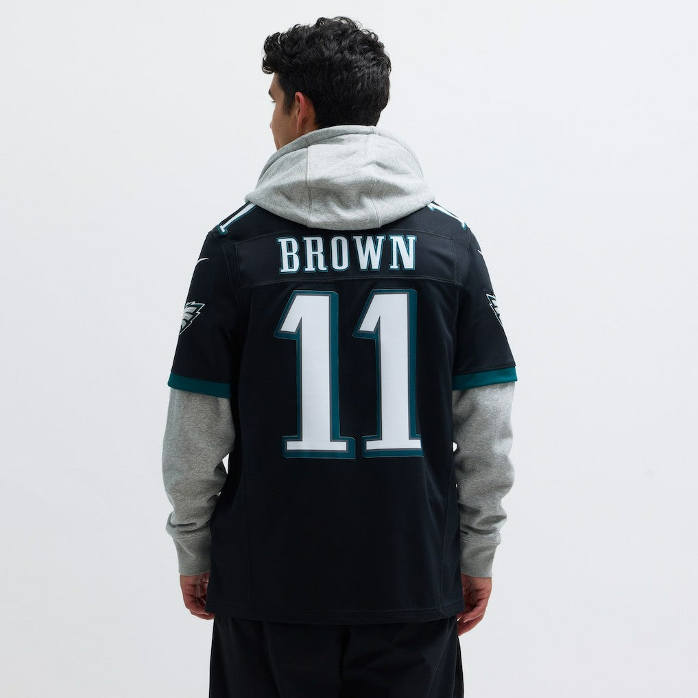 A.J. Brown Philadelphia Eagles Alternate Vapor F.U.S.E. Limited Jersey - Black | Nike discount