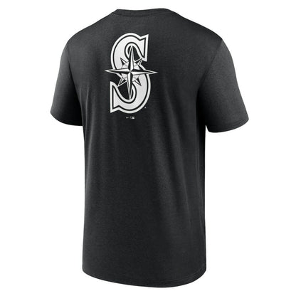 Seattle Mariners Fashion Over Shoulder Logo Legend T-Shirt - Black | Nike