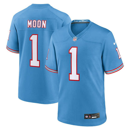 Warren Moon Tennessee Titans Retired Player Alternate Game Jersey - Light Blue | Nike sale
