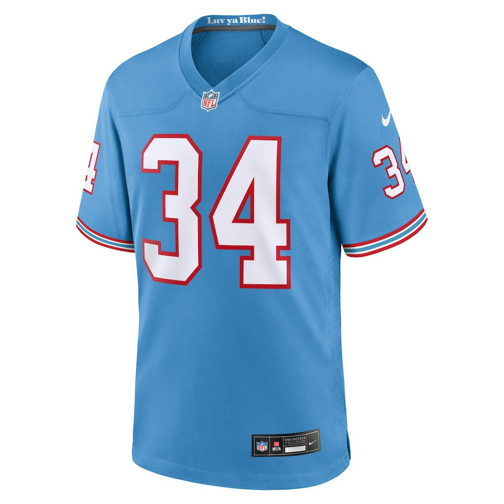 Earl Campbell Tennessee Titans Retired Player Alternate Game Jersey - Light Blue | Nike sale