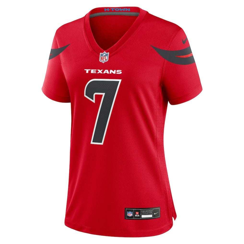 C.J. Stroud Houston Texans Women's Alternate Game Jersey - Red | Nike for sale