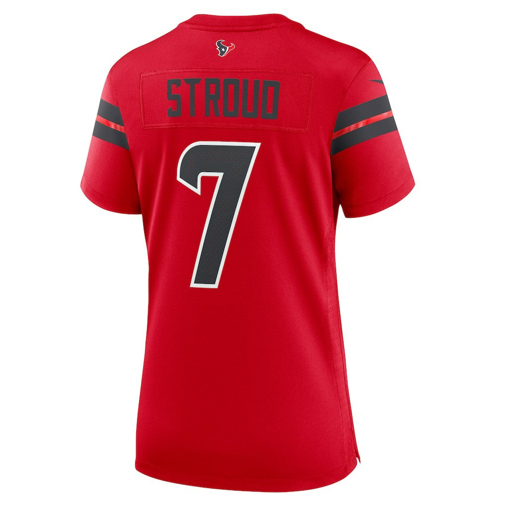 C.J. Stroud Houston Texans Women's Alternate Game Jersey - Red | Nike for sale