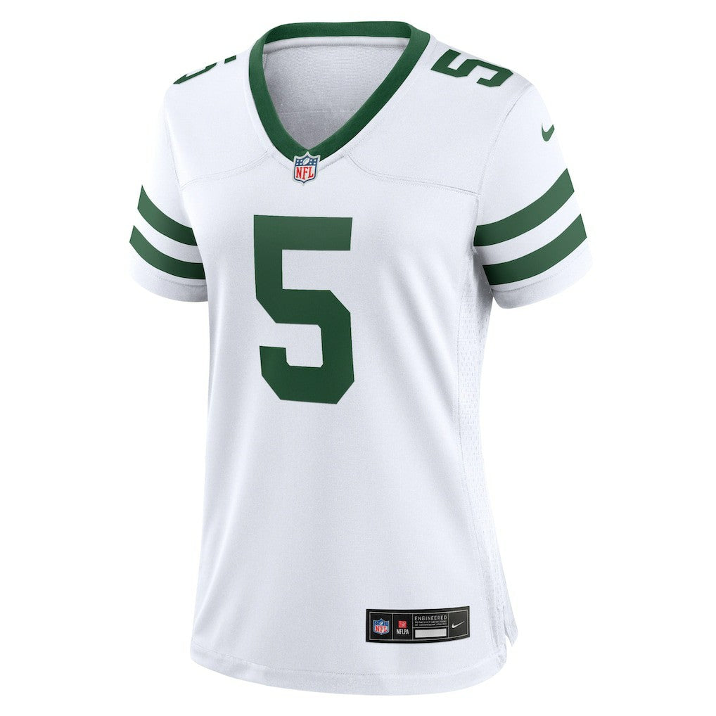 Garrett Wilson New York Jets Women's Game Jersey - Legacy White | Nike for sale