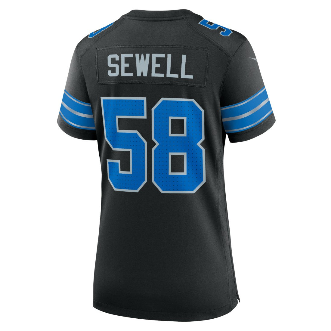 Penei Sewell Detroit Lions Women's 2nd Alternate Game Jersey - Black | Nike discount