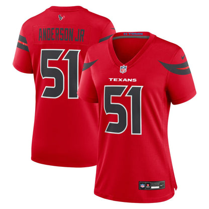 Will Anderson Jr. Houston Texans Women's Alternate Game Jersey - Red | Nike for sale