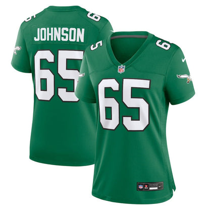Lane Johnson Philadelphia Eagles Women's Alternate Game Jersey - Kelly Green | Nike outlet